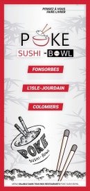 Carte et menu Poke sushi bowl L’Isle-Jourdain