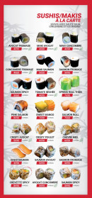 Carte et menu de Poke sushi bowl à L' Isle Jourdain — Sushis et makis