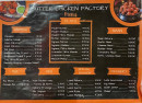 Menu Butter Chicken Factory - Les menus