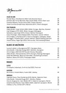 Menu Cafe Mancuso - Carte des vins  page 2