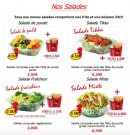 Menu CFC - Les salades