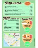 Menu Chez OD Pâtes & Pizza - Les pizzas et pates