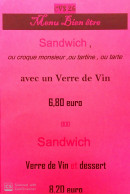 Menu CVS26 - Le menu bien-être