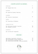 Menu Frida - Les vins page 7