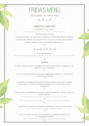 Menu Frida - Le brunch