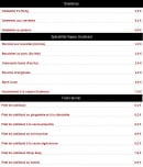 Menu I bo-bun - Les omelettes, les spécialités vapeur,......