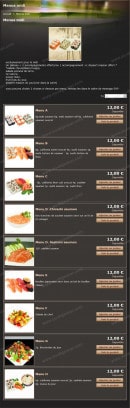 Menu Konnichiwa - Les Menus Midi