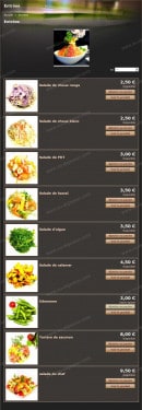 Menu Konnichiwa - Les Entrées