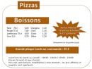 Menu Le Bernardo - Les boissons 