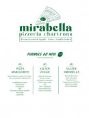 Menu Pizzeria Mirabella - Les formules