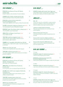 Menu Pizzeria Mirabella - Les vins et bulles