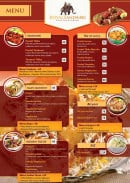 Menu Royal Tandoori - Le tandoori, riz et curry...