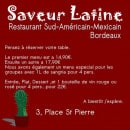 Menu Saveur Latine - Les menus