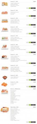 Menu Sushi Design - Les Menus classique