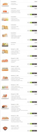 Menu Sushi Design - Les Menus Midi