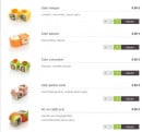 Menu Sushi Design - Les Makis Color