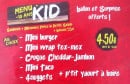 Menu Taco Box - Le menu kid