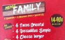 Menu Taco Box - Le menu family