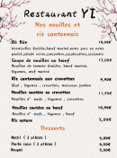 Menu Yi - Les nouilles et riz cantonnais