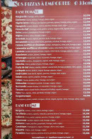 Menu La Pergola - Les pizzas à emporter