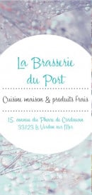 Carte et menu La brasserie du Port Le Verdon sur Mer