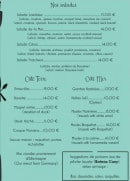 Carte et menu de La brasserie du Port à Le Verdon sur Mer — Salades, côté terre et mer