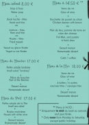 Carte et menu de La brasserie du Port à Le Verdon sur Mer — Menus