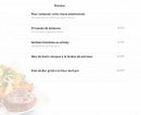 Menu L'Absolu - Poissons 