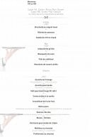 Menu L'Absolu - Menu bienvenue 