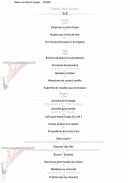 Menu L'Absolu - Menu iris