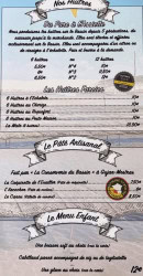 Carte et menu de La Maison Fraiche à Lanton — Les huitres, pâté artisanal et menu enfant