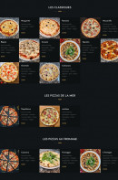 Carte et menu de La casa di Stéfano à Saint Medard en Jalles — Les pizzas classiques, pizzas de la mer et pizzas au fromage