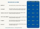 Menu Illico Presto Pizza - les délices de la mer