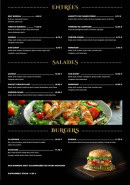 Menu Le Before Bordelais - Les entrées, salades et burgers