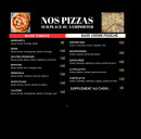 Menu Ray's Food - Les pizzas