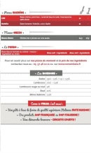 Carte et menu de Come in Italia à Sainte Foy la Grande — Les pizzas sucrées, boissons, ...