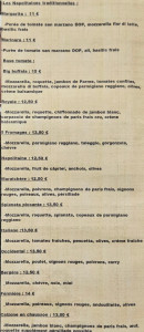 Carte et menu de La Casa Napolitana à Saint Medard de Guizieres — Les pizzas