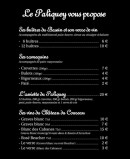 Menu La Cabane du Paliquey - Les huîtres, les ramequins,.....