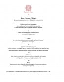 Menu Logis de la Cadène - Menu spécial