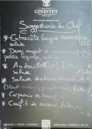 Carte et menu de Le P'tit Flaujaguais à Flaujagues — Un exemple de suggestions du chef