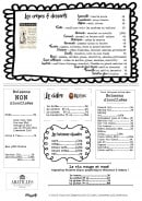 Menu La crêpe'rit - Desserts et boissons