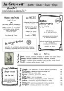 Menu La crêpe'rit - Menus, salades et galettes