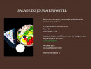 Carte et menu de HealthyFood By Mirana à Latresne — La salade du jour à emporter
