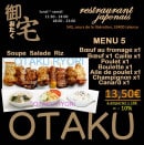 Menu Otaku Ryori - Le menu à 13.50€