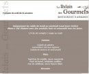 Menu Le Relais Des Gourmets - Les autres plats et les desserts