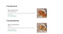 Menu Crousty 7 - Crousty sucrés et  crousty blanches