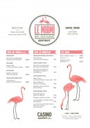 Menu Miami - Les vins 