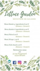 Menu Lettuce Garden - carte et menu Lettuce Garden  Bruges