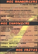 Menu Pizza Amigos - Les hamburgers,les sandwiches et frites
