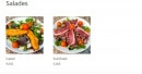 Menu Bonn'Pizza - Les salades